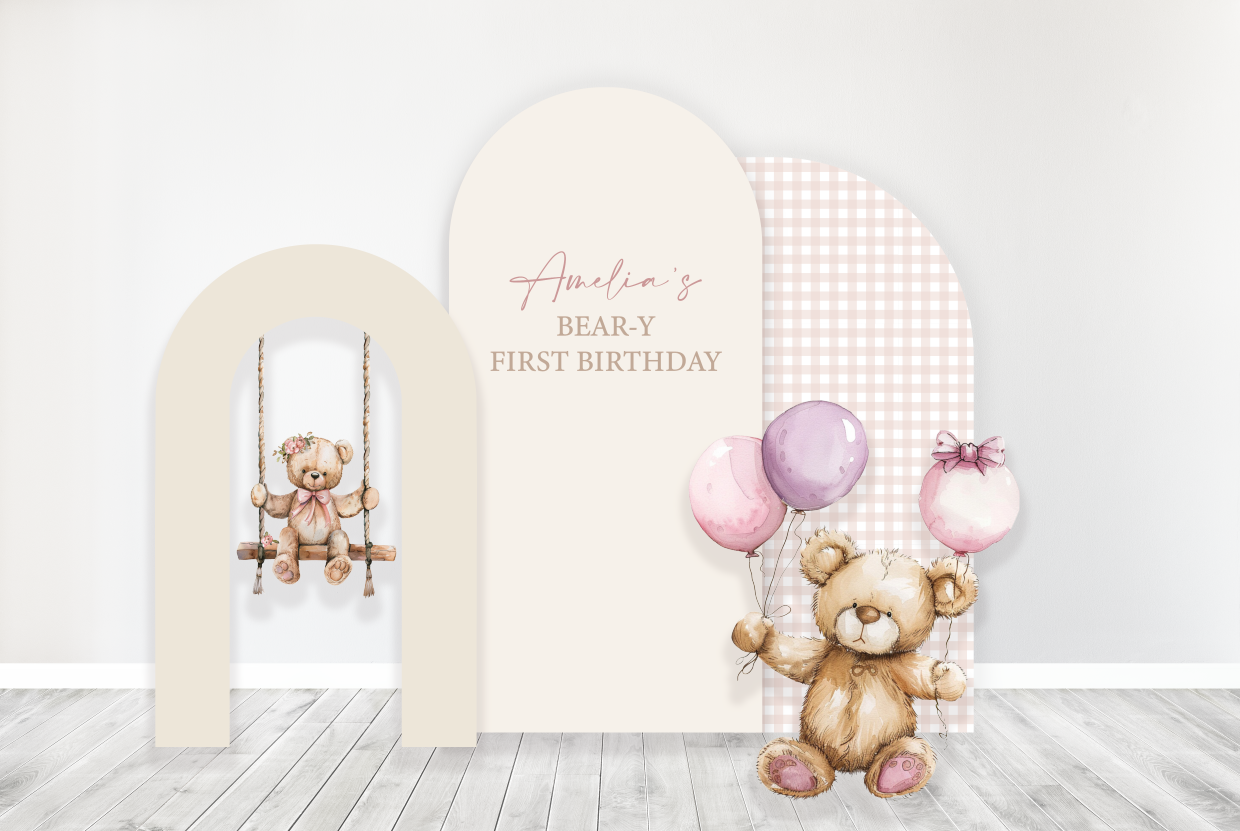 Bear-y First Birthday Set Up