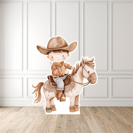 Cowboy on a Horse Cut Out