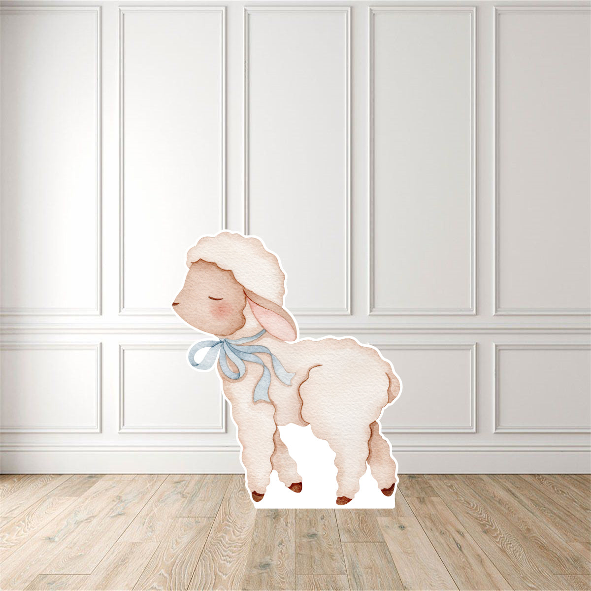 Cute Lamb Cut Out