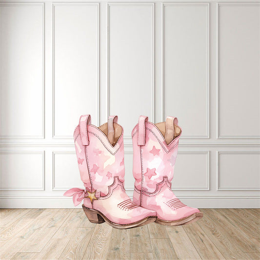 Pink Boots Cut Out