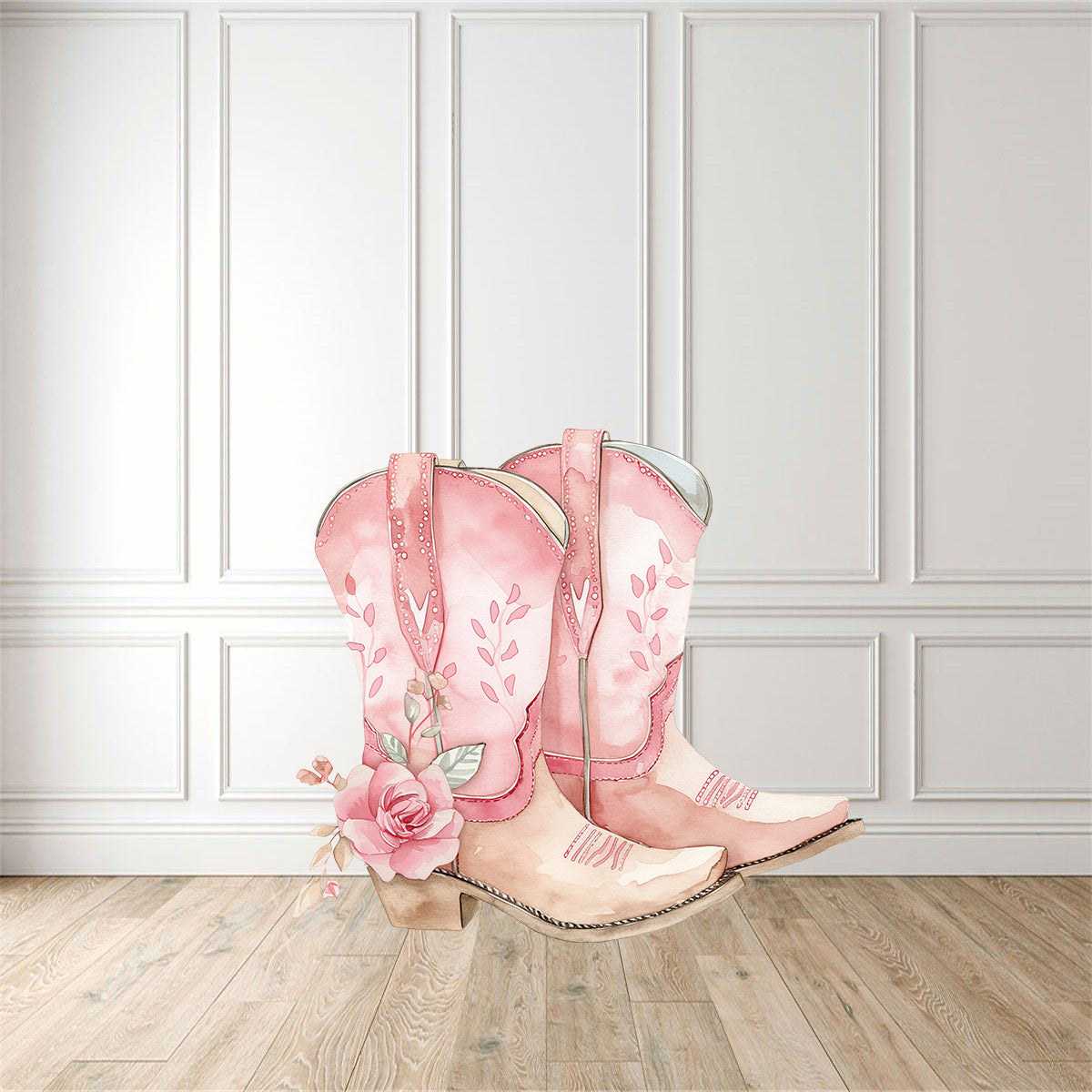 Pink Boots 2 Cut Out