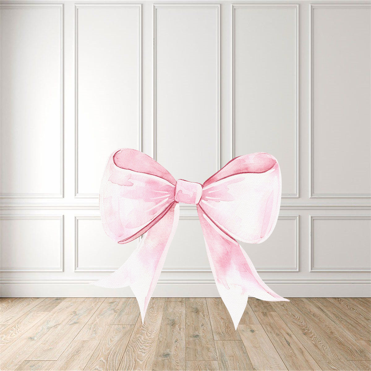 Pink Bow Cut Out