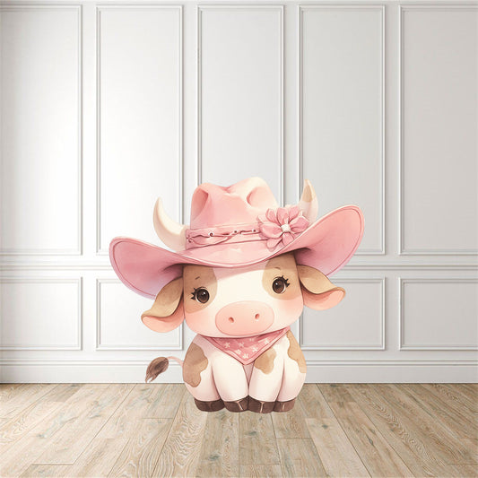 Cow Girl Cow Cut Out