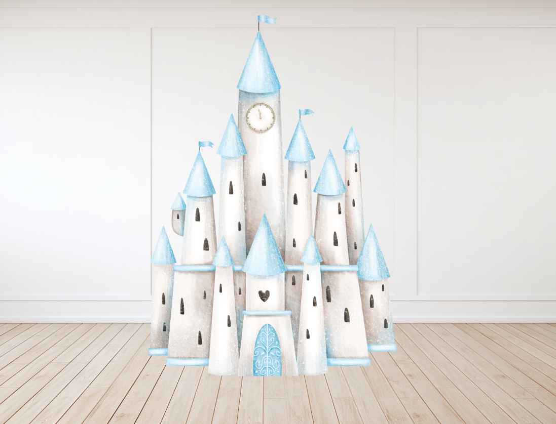 Princess Castle Blue Cut Out