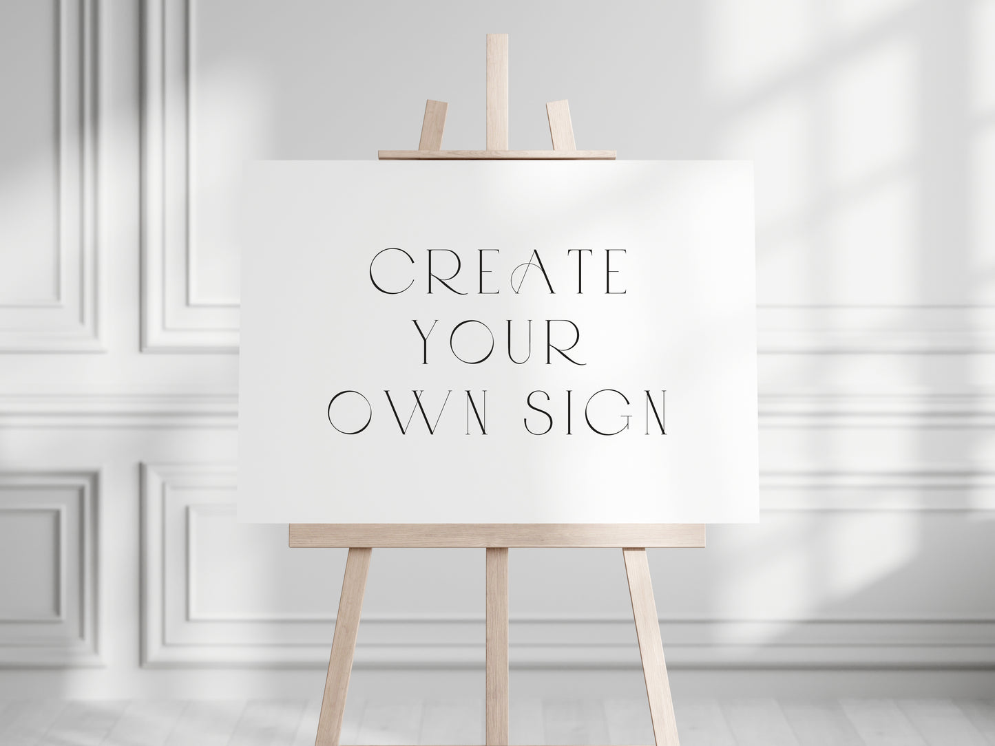 Create Your Own Sign (Landscape)