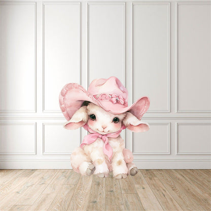 Pink Lamb Cut Out