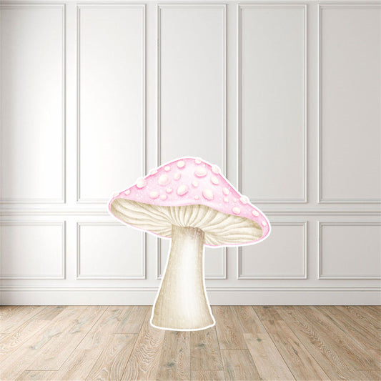 Pink Mushroom Cut Out