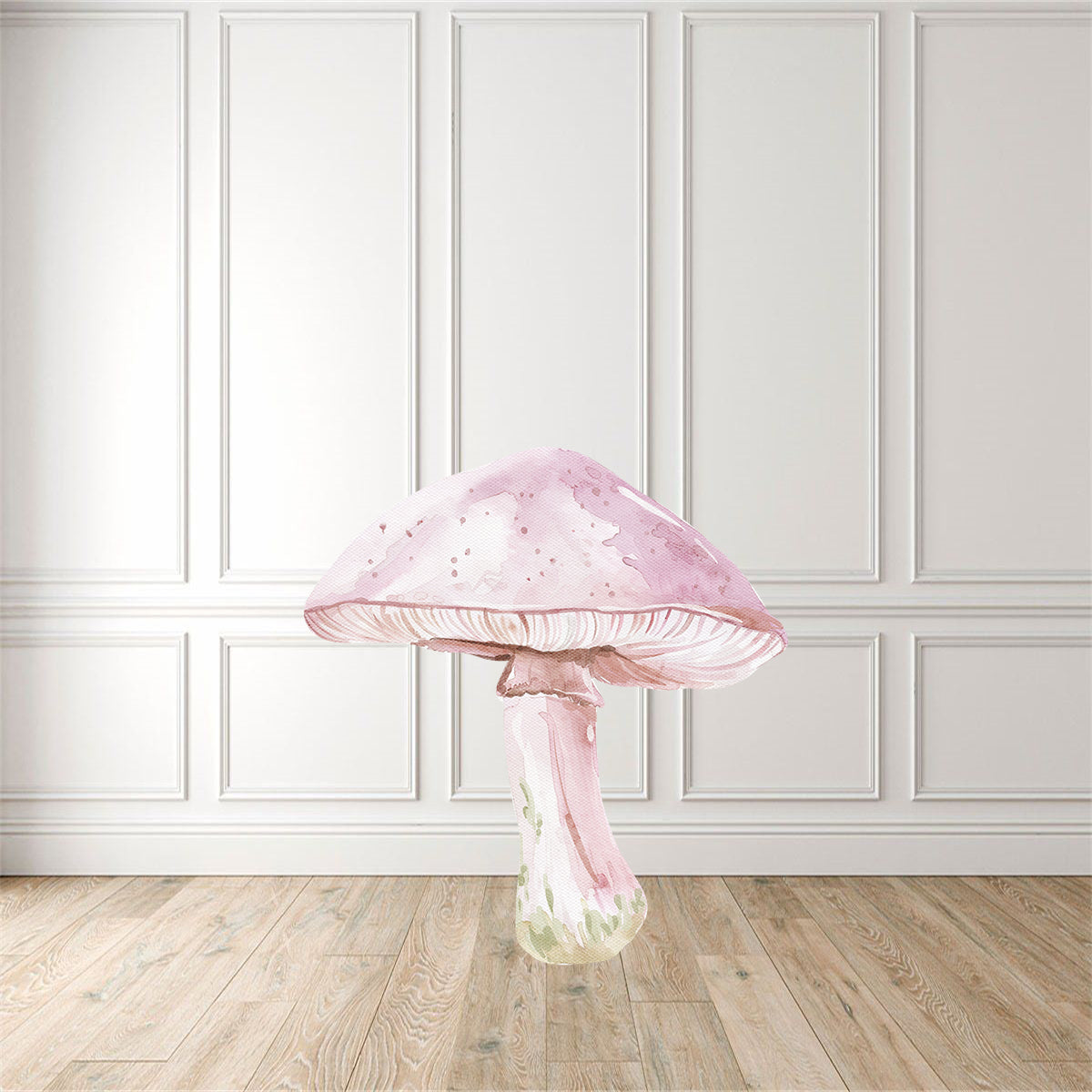 Pink Watercolour Mushroom Cut Out