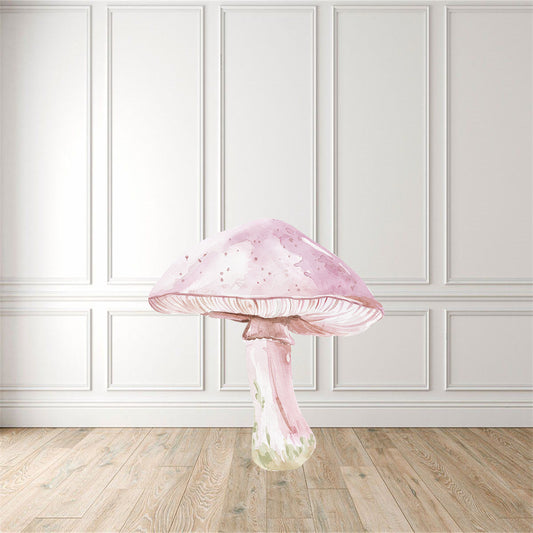 Pink Watercolour Mushroom Cut Out