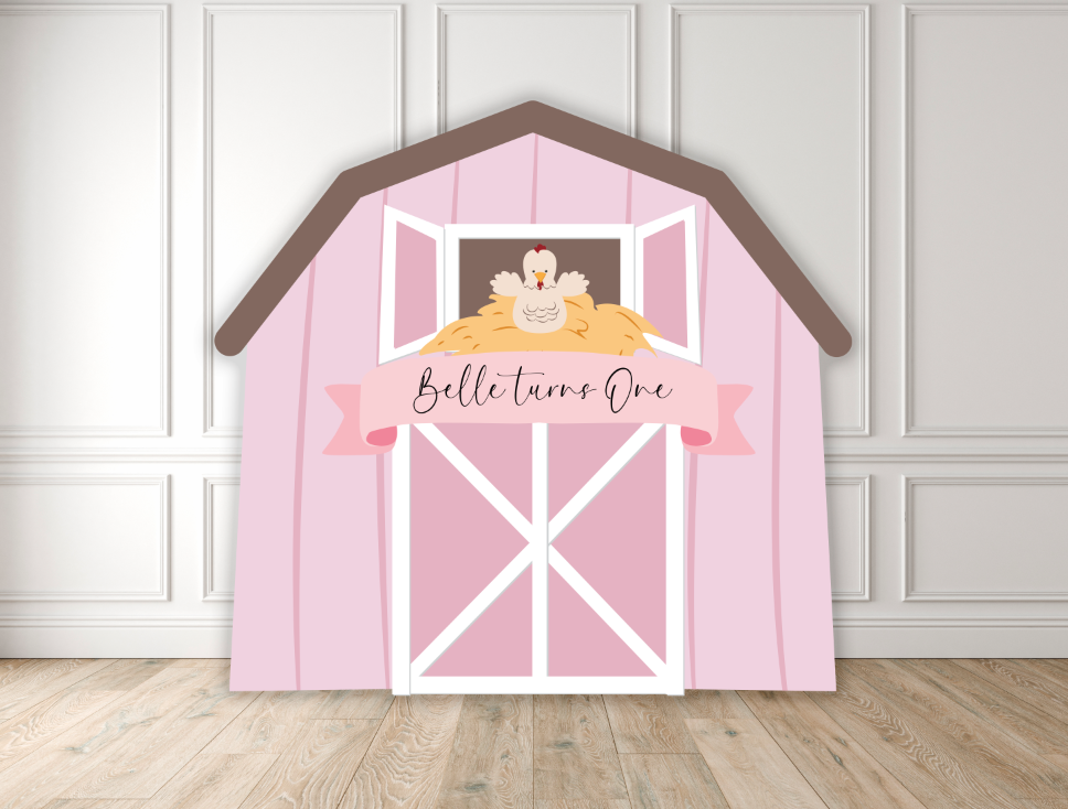 Pink Barn Set Up