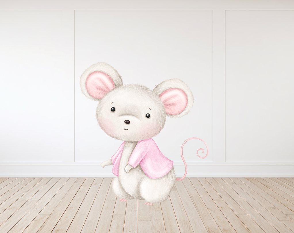 Pink Mouse Cut Out