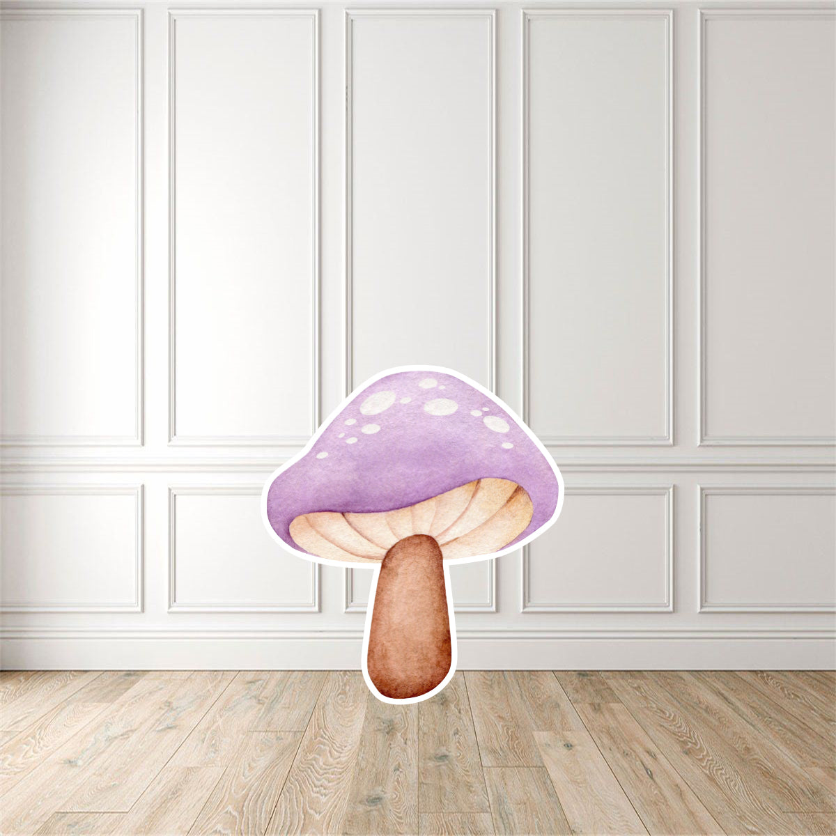 Purple Mushroom Cut Out