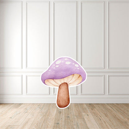 Purple Mushroom Cut Out