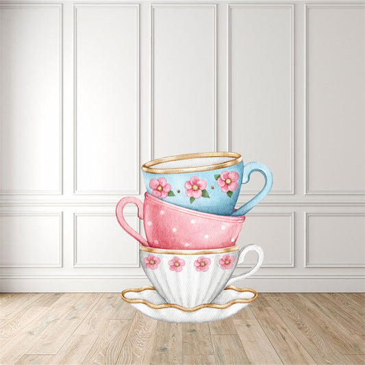 Tea Cups Cut Out