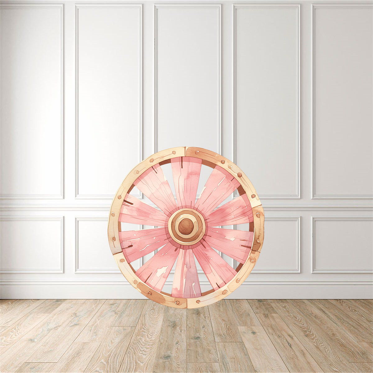 Pink Wheel Cut Out