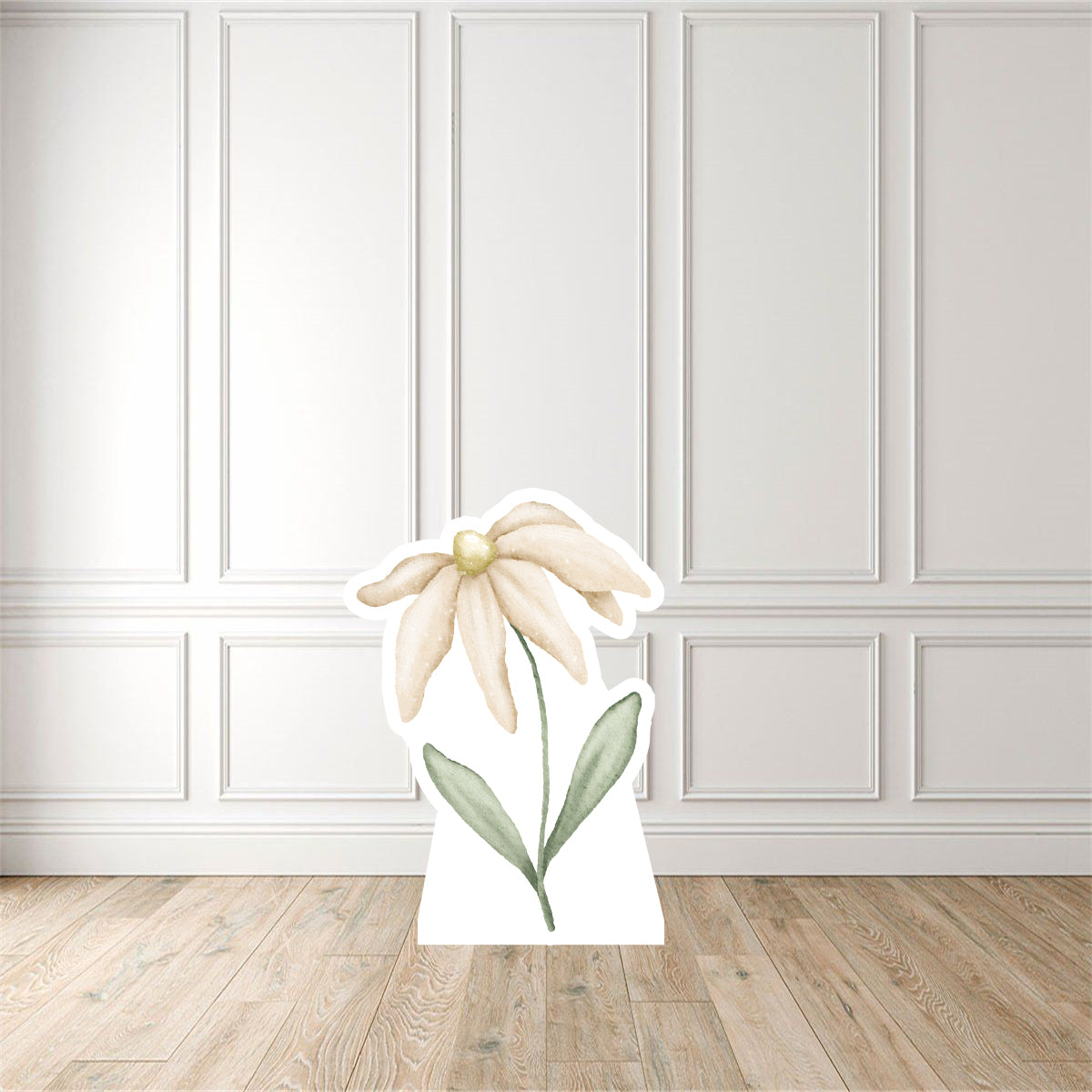 White Flower Cut Out